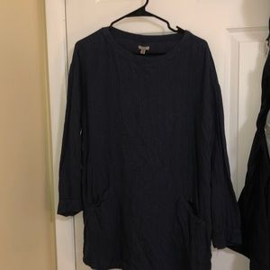 Urban Outfitters Navy T- Shirt Dress